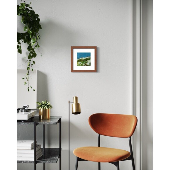 8x8 Maine Original Oil Painting Acadia Cadillac Mountain New England Art Signed - Picture 6 of 8